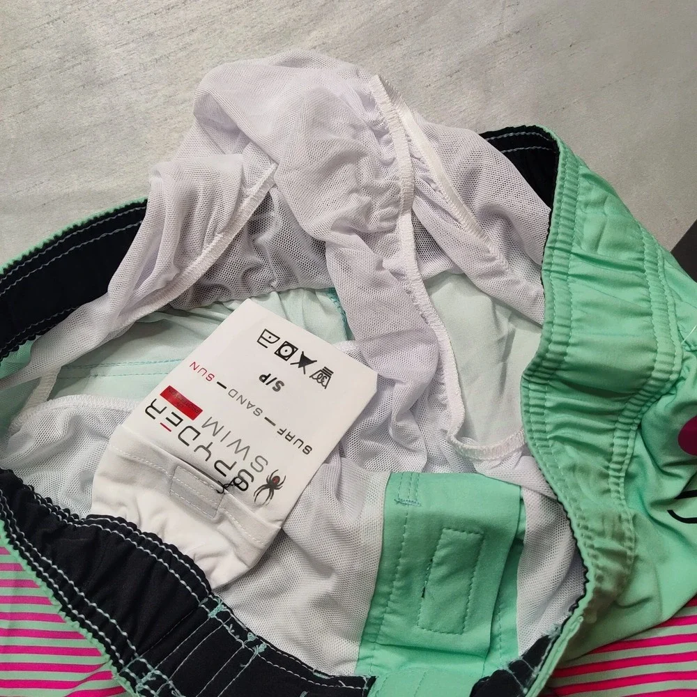 SPYDER SWIM Men Size Small Double Ombre Stripe 9